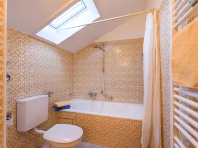 Das Bad in der Ferienwohnung Nr. E8