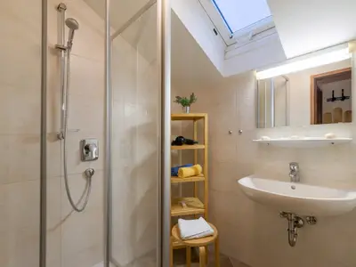 Tageslicht-Bad in der Ferienwohnung Nr. D7