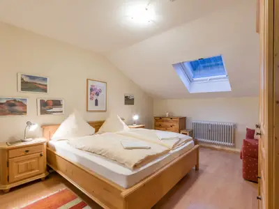 Das Schlafzimmer  in der Ferienwohnung Nr. D7