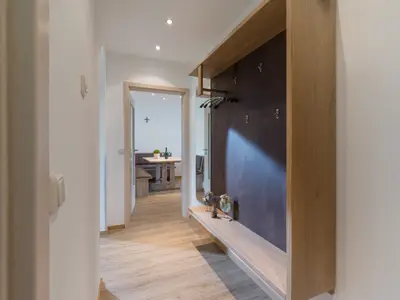 Der Eingang Garderobe in der Ferienwohnung F 3