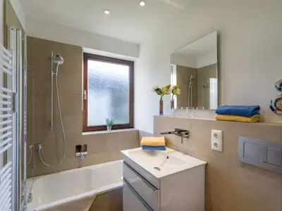 Tageslichtbad in der Ferienwohnung Nr. C1