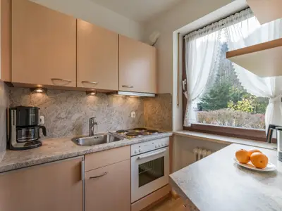 Die Küche in der Ferienwohnung Nr. C2