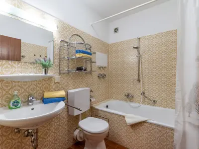 Das Bad  in der Ferienwohnung Nr. D2