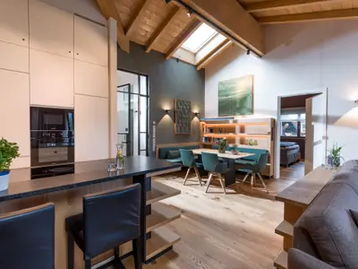 Küche und Essbereich