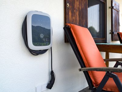 E-Ladestation direkt am Haus