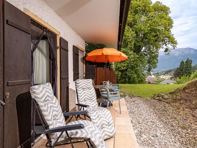 Terrassse mit Blick zum Kaisergebirge