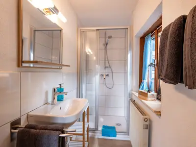 Tageslicht-Bad mit Dusche