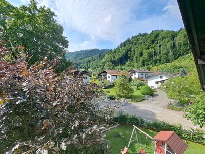 Blick vom Wohnzimmer, Balkon