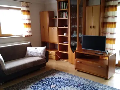 Wohnbereich mit Schlafcouch