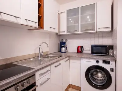 Küche in der Ferienwohnung