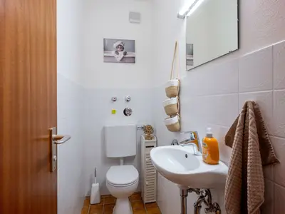 Separates WC in der Ferienwohnung