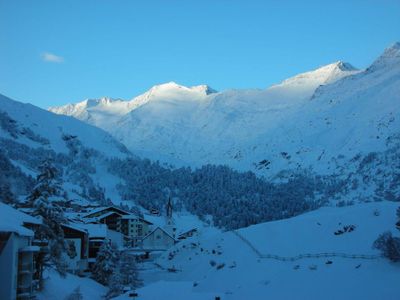 Morgendämmerung vom Balkon