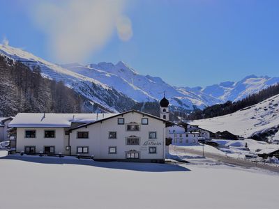 Haus Gstrein-Hausansicht Winter