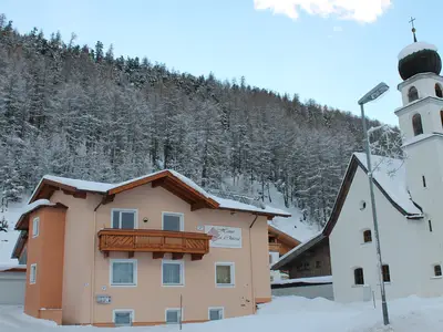 Haus Ansicht Winter