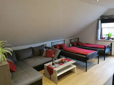Wohnzimmer mit 4 Personen
