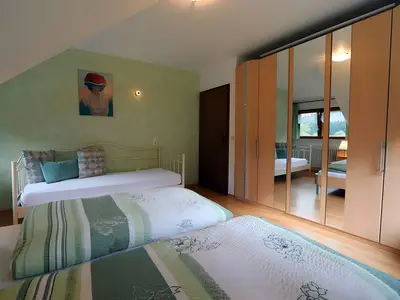 BEDROOM, INSIDE, OUTSIDE