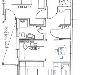 Plan Ferienwohnung Wolkenstube