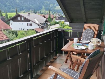 Ferienwohnung Murmele - Balkon