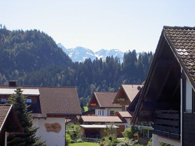 Blick vom Balkon