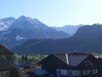 Blick vom Balkon