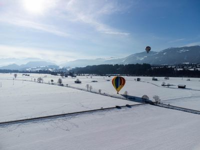 Ballon fahren Winter