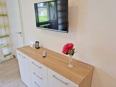 Ferienwohnung Weiherkopf - Wohnraum mit TV