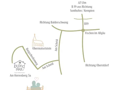 Anfahrt Buind Hisle nach Obermaiselstein