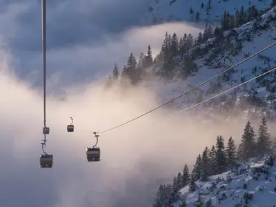 Berg und Talfahrten in direkter Nähe