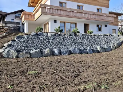 Buind Hisle Ostansicht von Garten aus