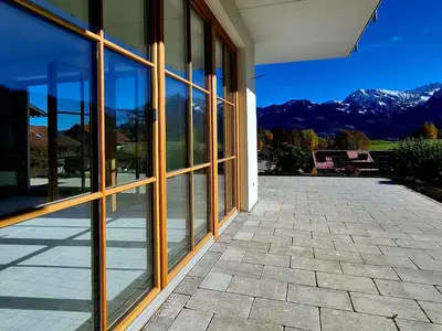 Neue Terrasse Ferienwohnung Buind Hisle