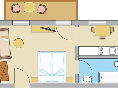 Ferienwohnung für 2 Personen (28 m²) in Oberndorf in Tirol 8/10