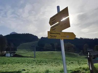 Wanderwege direkt vor der Tür