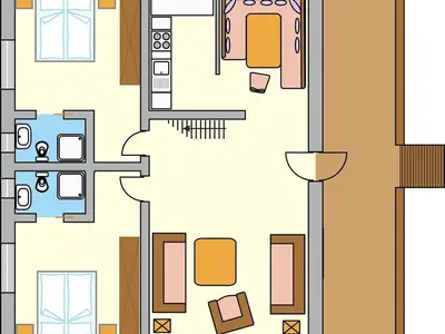 Ferienwohnung für 6 Personen (65 m²) in Oberndorf in Tirol 10/10