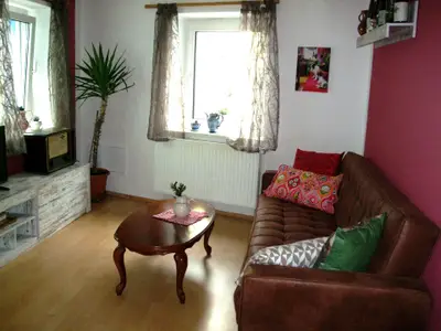Wohnbereich. Helles Wohnzimmer