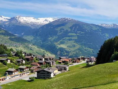 Ferienwohnung Uf am Stutz - Aussicht Sommer