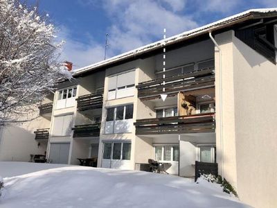 Balkon im Winter