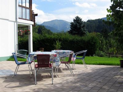 Südterrasse mit Blick auf den Hochgrat