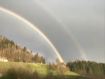 Blick vom Garten - Richtung Staufen