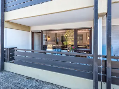 Balkon mit Türe
