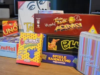 Spielesammlung vorhanden