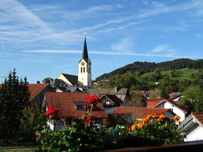 Blick auf Oberstaufen
