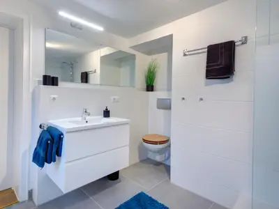 Badezimmer Ferienwohnung Waldgeflüster