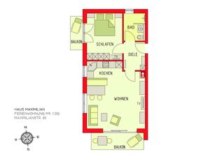 Ferienwohnung für 2 Personen (60 m²) in Oberstdorf