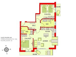 Ferienwohnung für 4 Personen (80 m²) in Oberstdorf