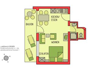 Ferienwohnung für 2 Personen (33 m²) in Oberstdorf