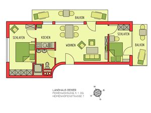 Ferienwohnung für 3 Personen (55 m²) in Oberstdorf