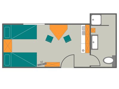 Ferienwohnung für 2 Personen (17 m²) in Obertauern 8/10