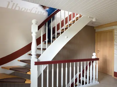 Treppe zur Wohnung