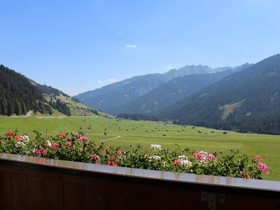 Ausblick vom Balkon der Ferienwohnung