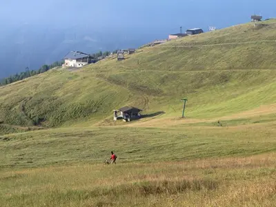 Bergmahd auf den Glampwiesen